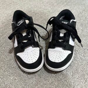 Kids Black&White Nike Dunks